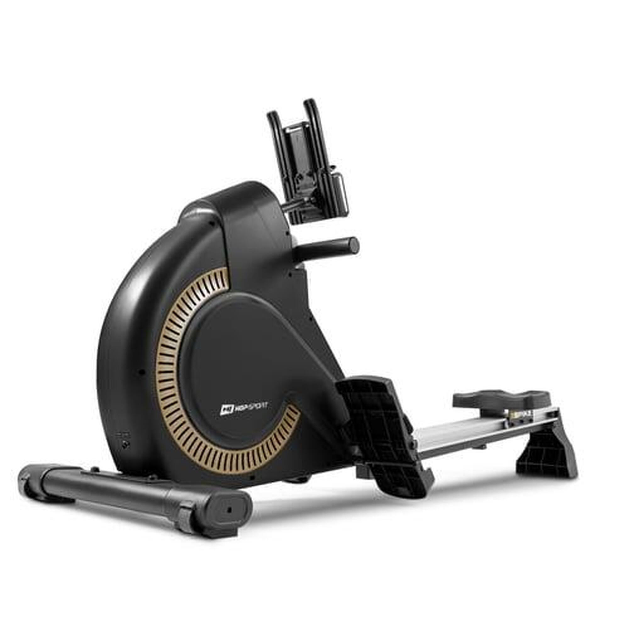 HOP-SPORT Magnetický veslovací trenažér Spike