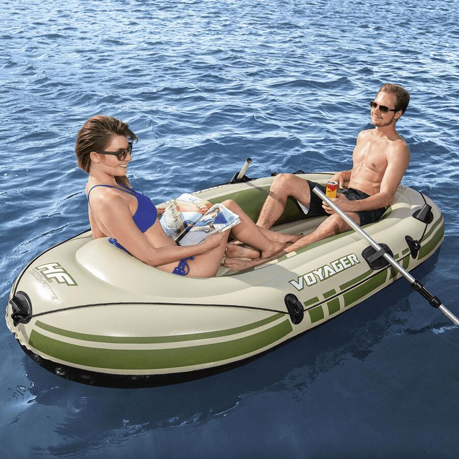 Bestway Hydro-Force Voyager 300 barco insuflável verde 3/7
