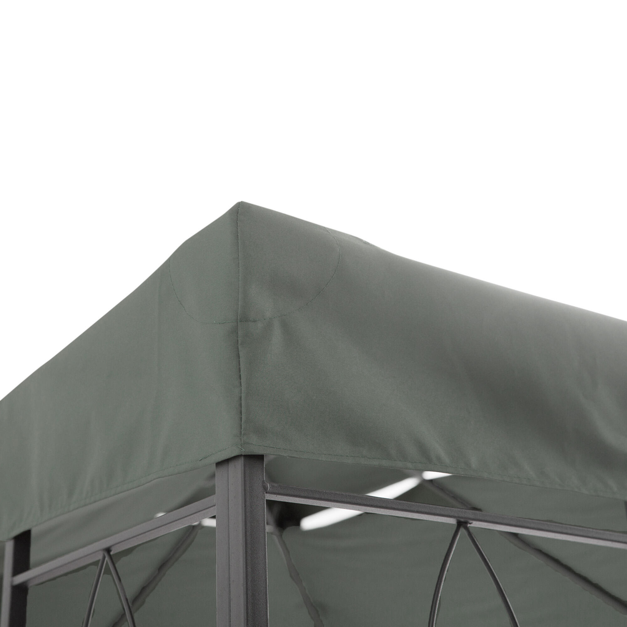 Techo de Repuesto Outsunny 400x300 cm Gris Oscuro 6/7