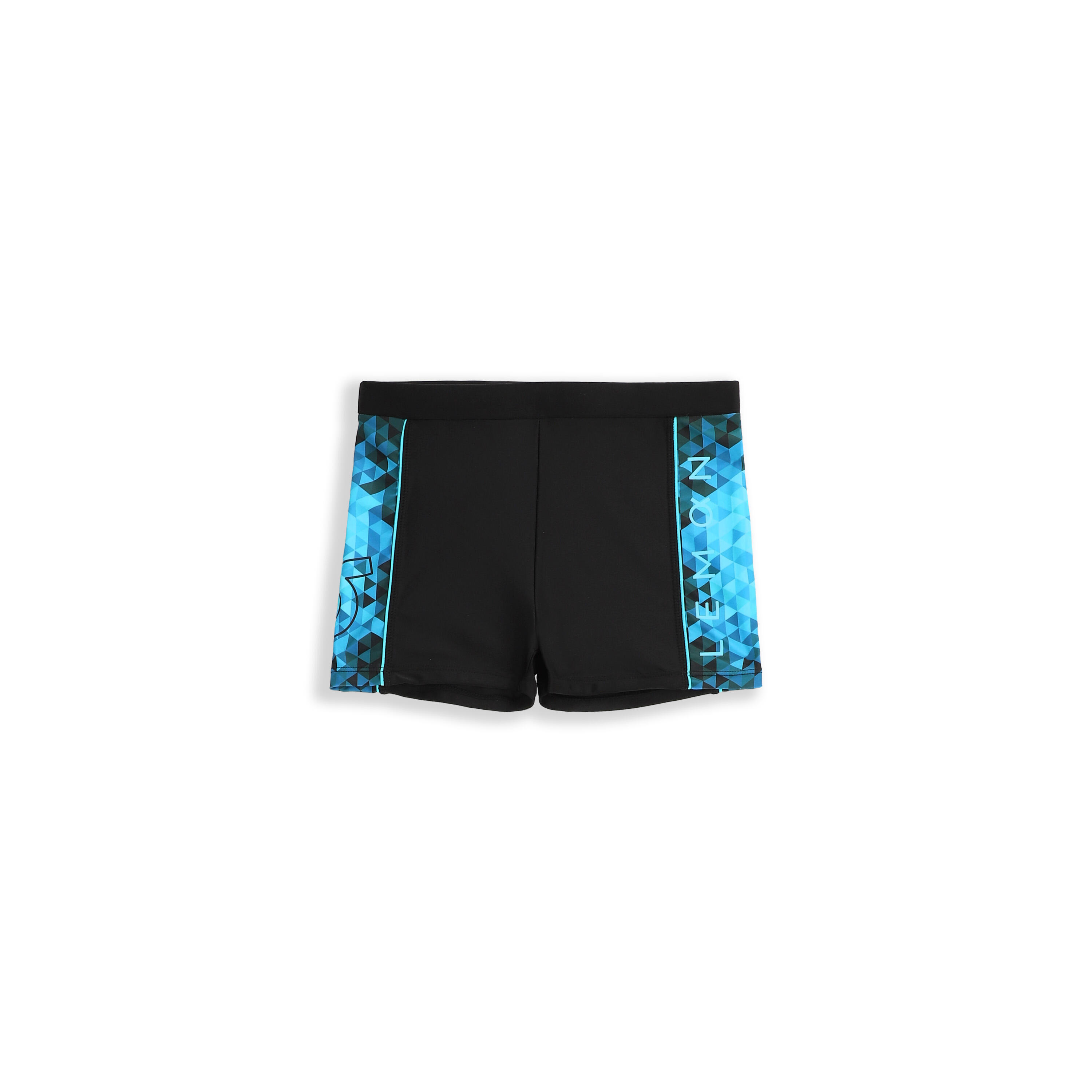 LEMON EXPLORE Jungen Badehose Boxer WL5 schwarz/blau