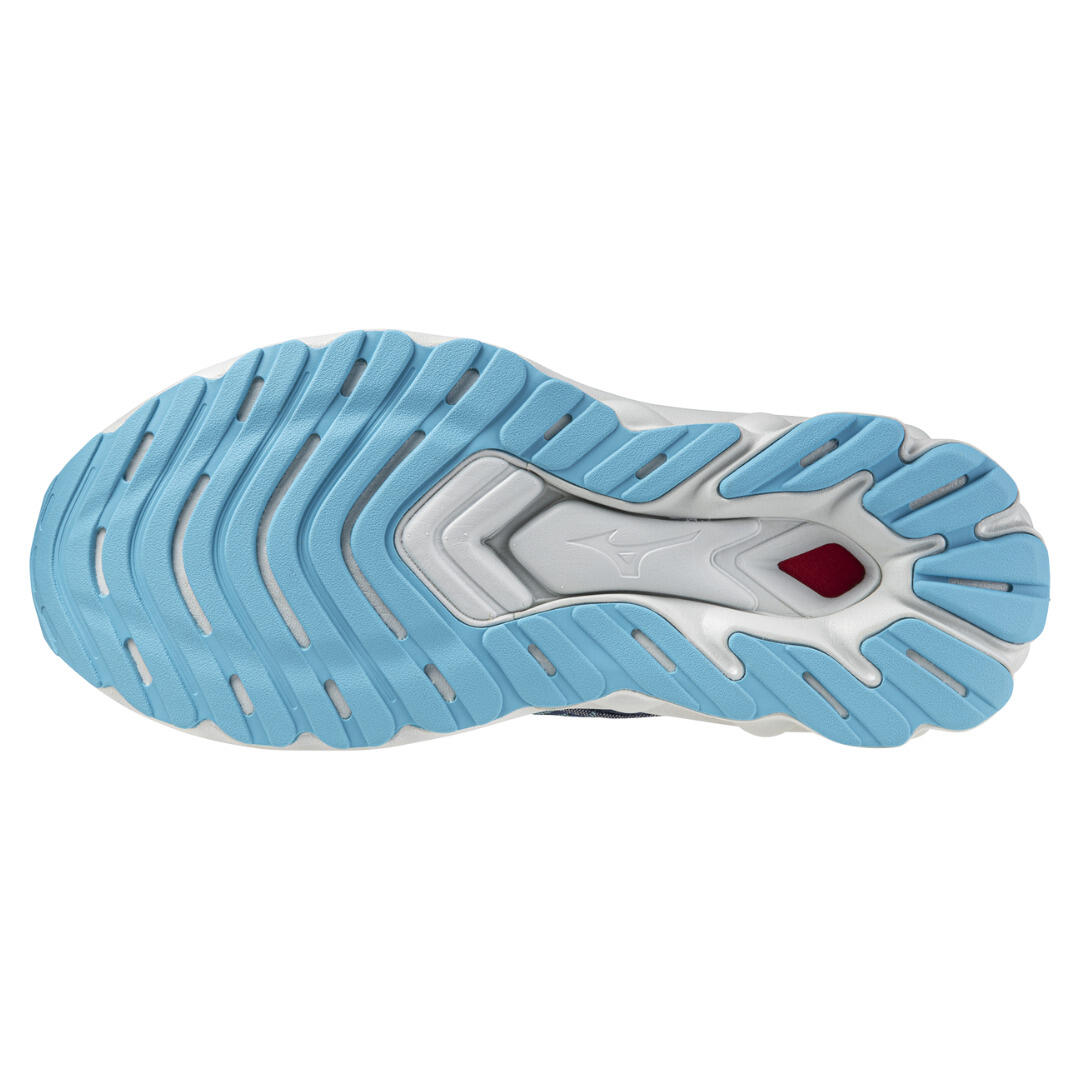 Hardloopschoenen Vrouw Mizuno Wave Skyrise 5 Blauw 5/6