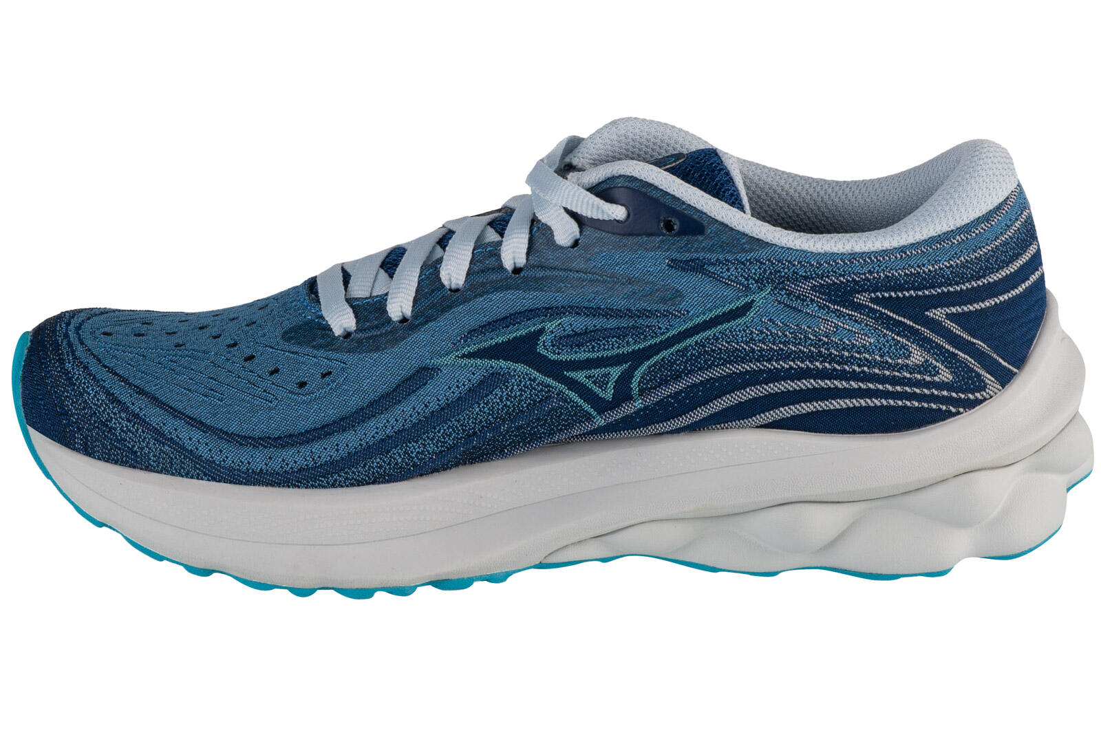 Hardloopschoenen Vrouw Mizuno Wave Skyrise 5 Blauw 2/6