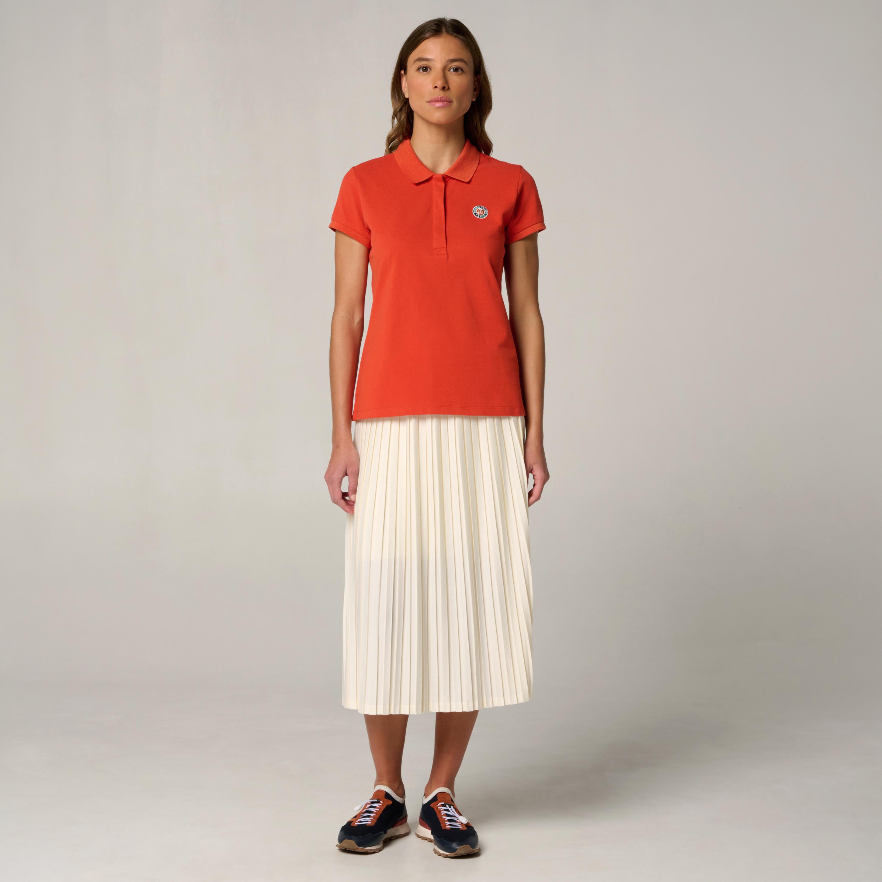 Polo Basique Femme - Terre battue 3/5