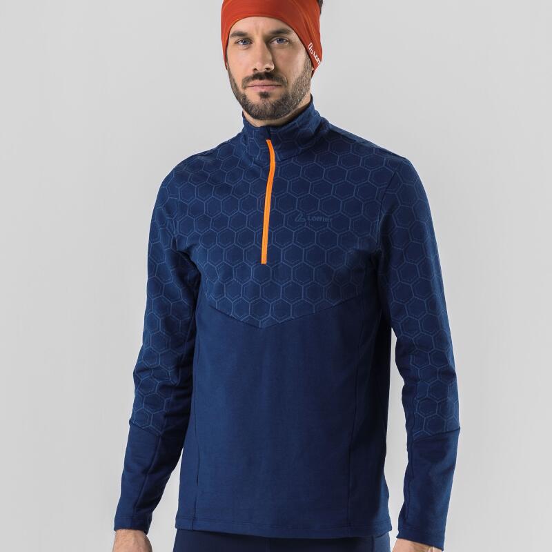 Maglia a maniche lunghe da uomo Midlayer Hywa Bruce Transtex® - Blu scuro 3/5