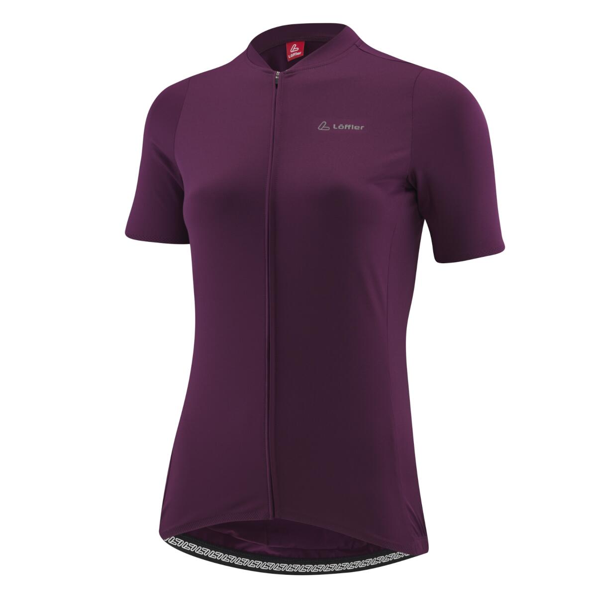LOEFFLER Maglia ciclismo maniche corte W Bike Jersey FZ Clear Hotbond® - Viola
