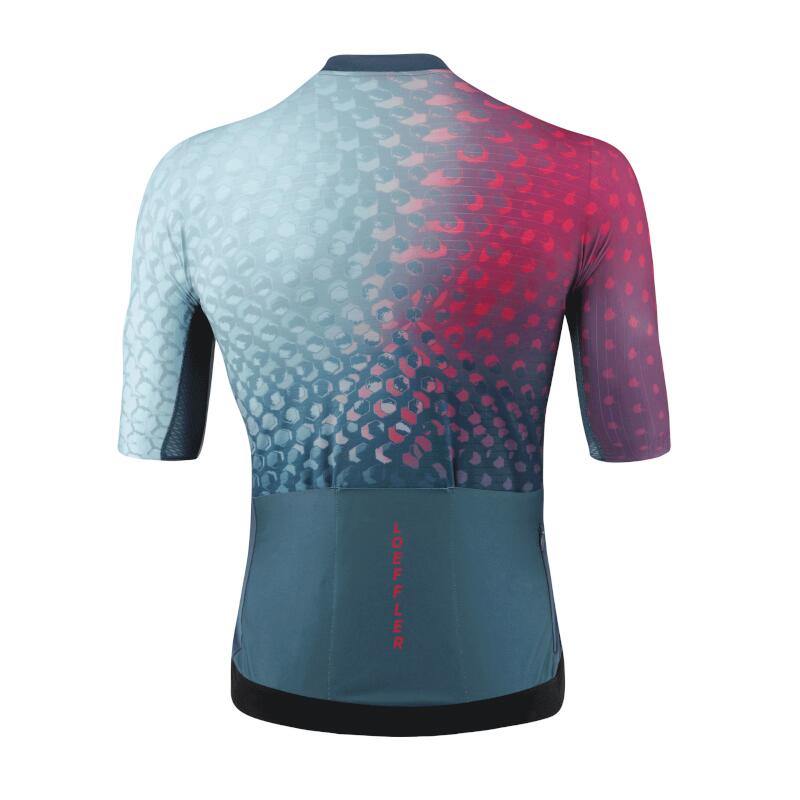 Maglia da ciclismo a maniche corte FZ Statement Glam Dark Petrol uomo – Blu 2/5