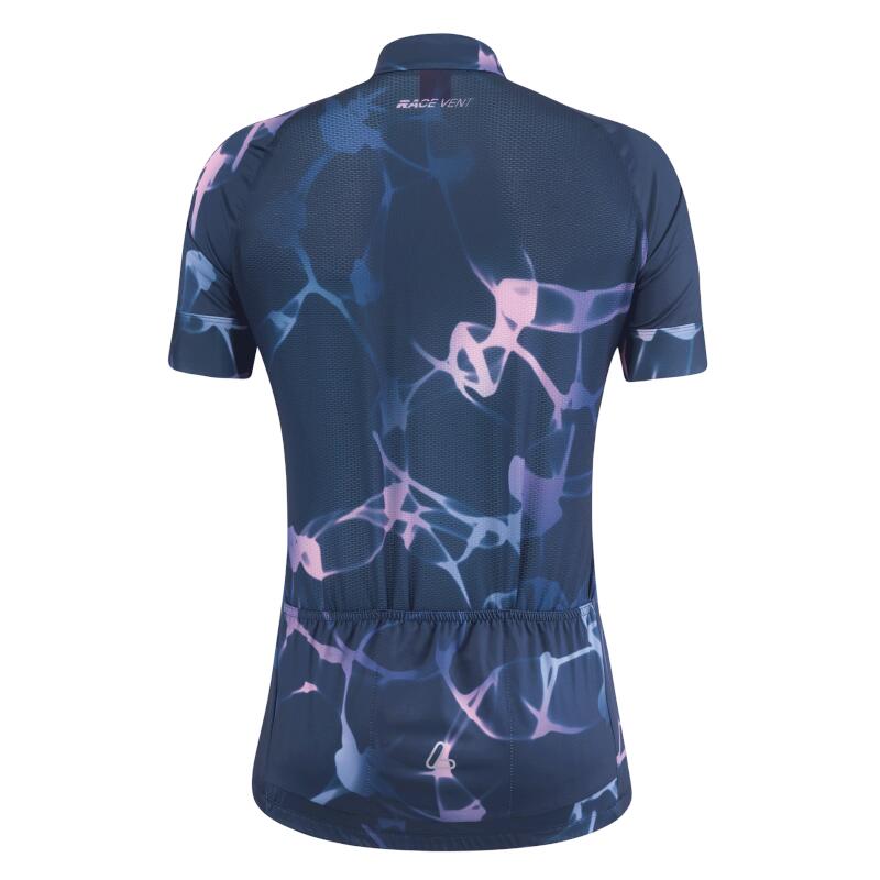 Maillot de cyclisme à manches courtes HZ Serenade Mid femme – Bleu foncé 2/5