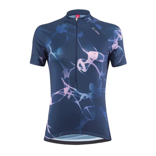 Maillot de cyclisme à manches courtes HZ Serenade Mid femme – Bleu foncé