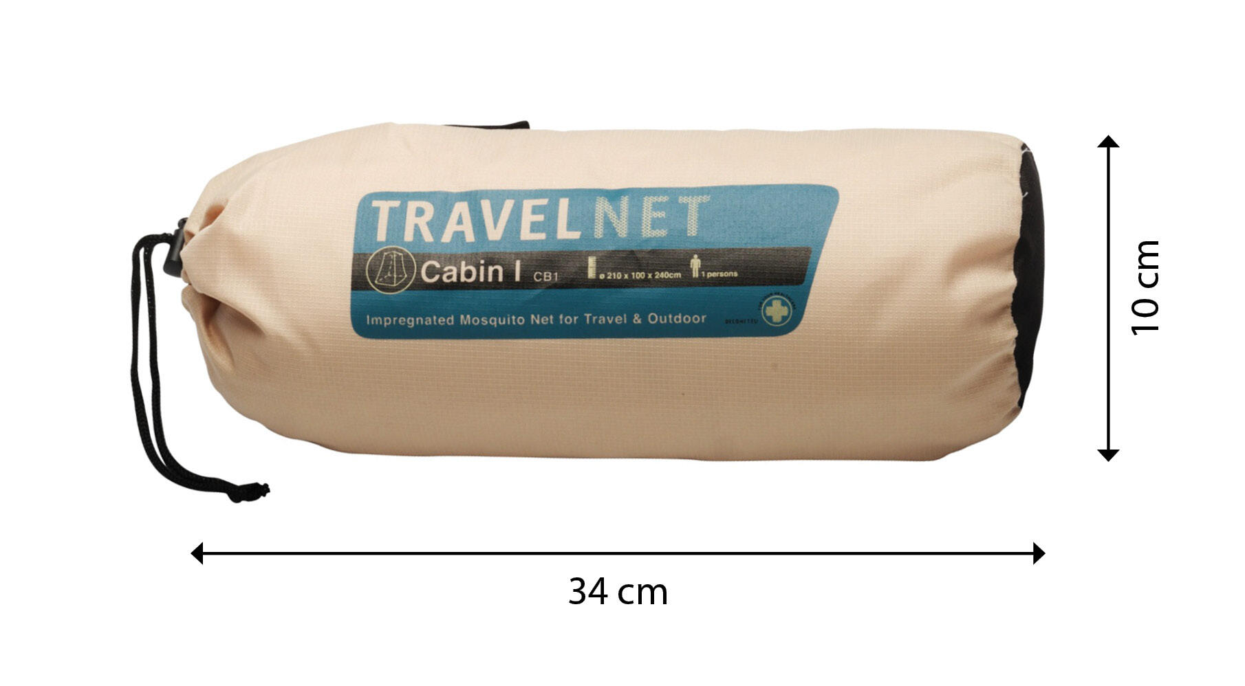Travelnet reisklamboe Cabin I - geïmpregneerd - L210x B100x H240cm 1pers 7/7