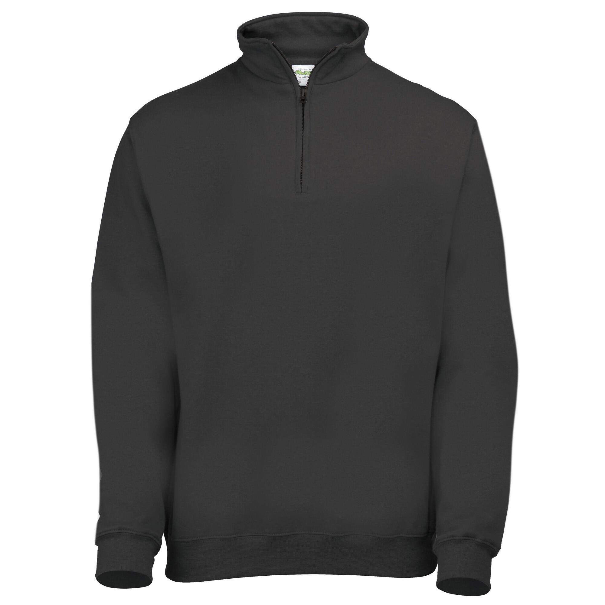 Awdis Mens Plain Sophomore ¼ Zip Sweatshirt
