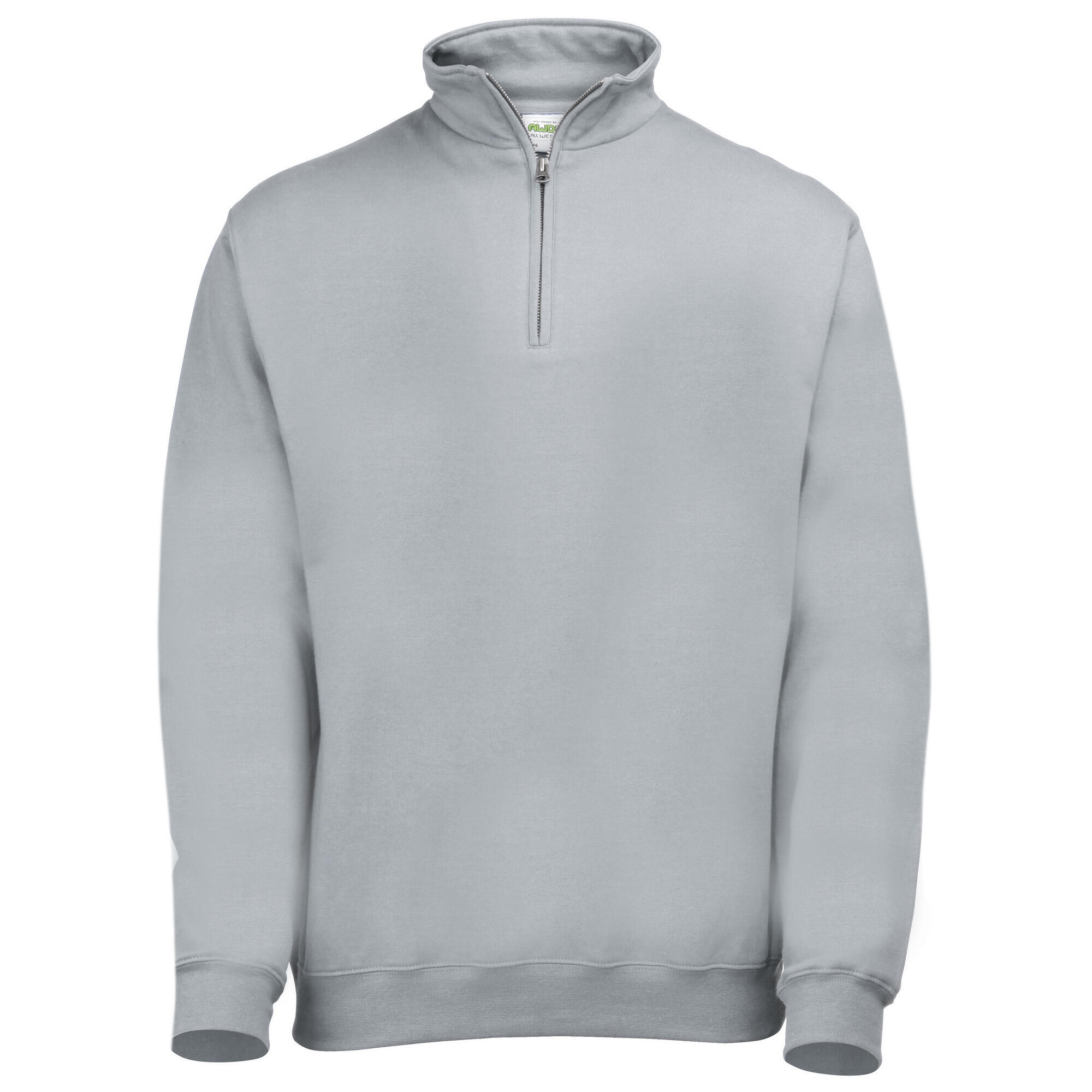 Awdis Mens Plain Sophomore ¼ Zip Sweatshirt