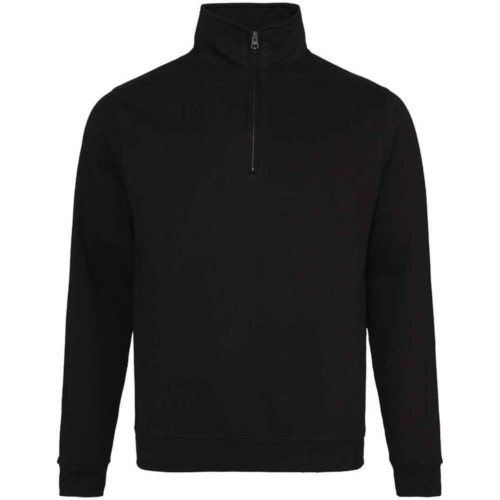 Awdis Mens Sophomore Zip Neck Sweatshirt