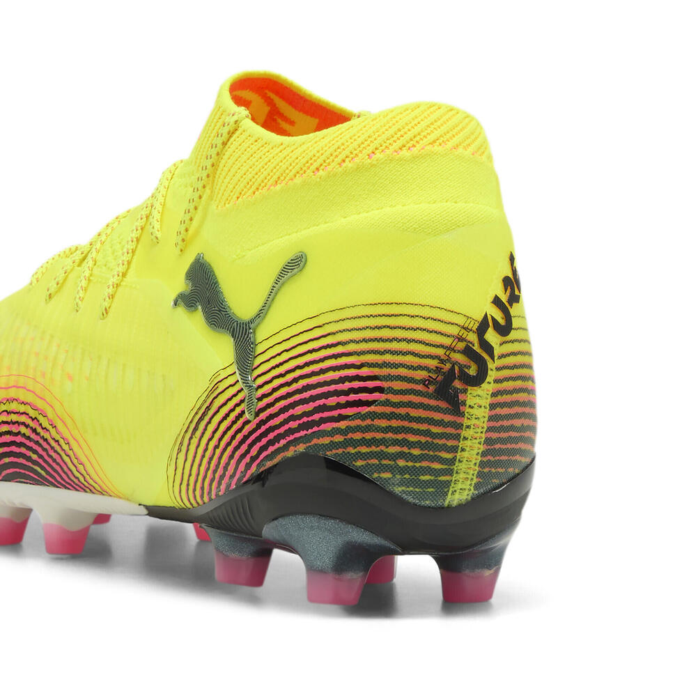 Buty piłkarskie FUTURE 8 ULTIMATE AG PUMA Yellow Alert Black Sun Struck Pink