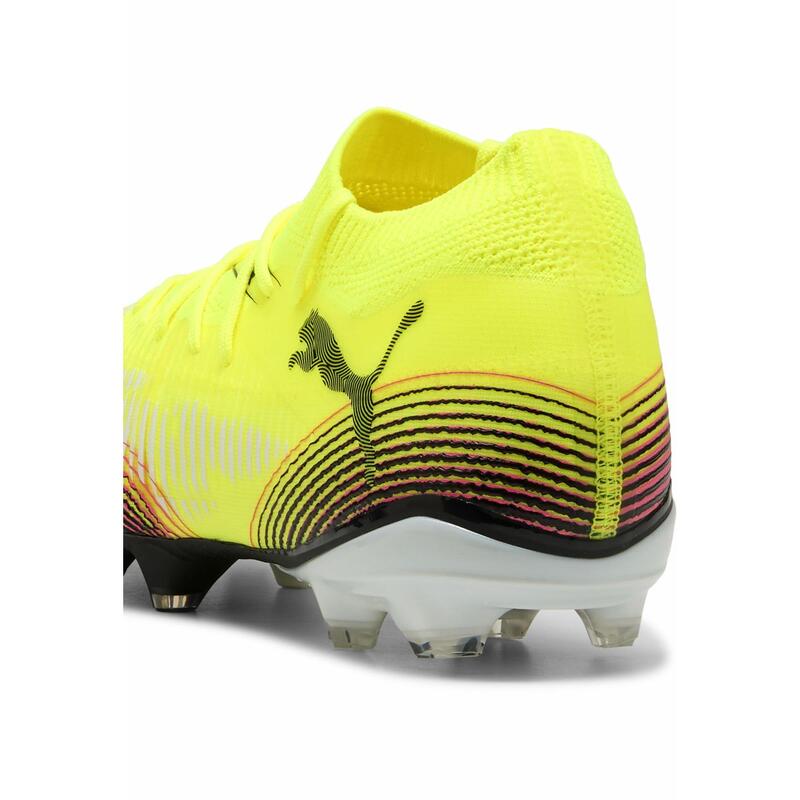 Buty piłkarskie FUTURE 8 MATCH FG/AG PUMA Yellow Alert Black Sun Struck Pink