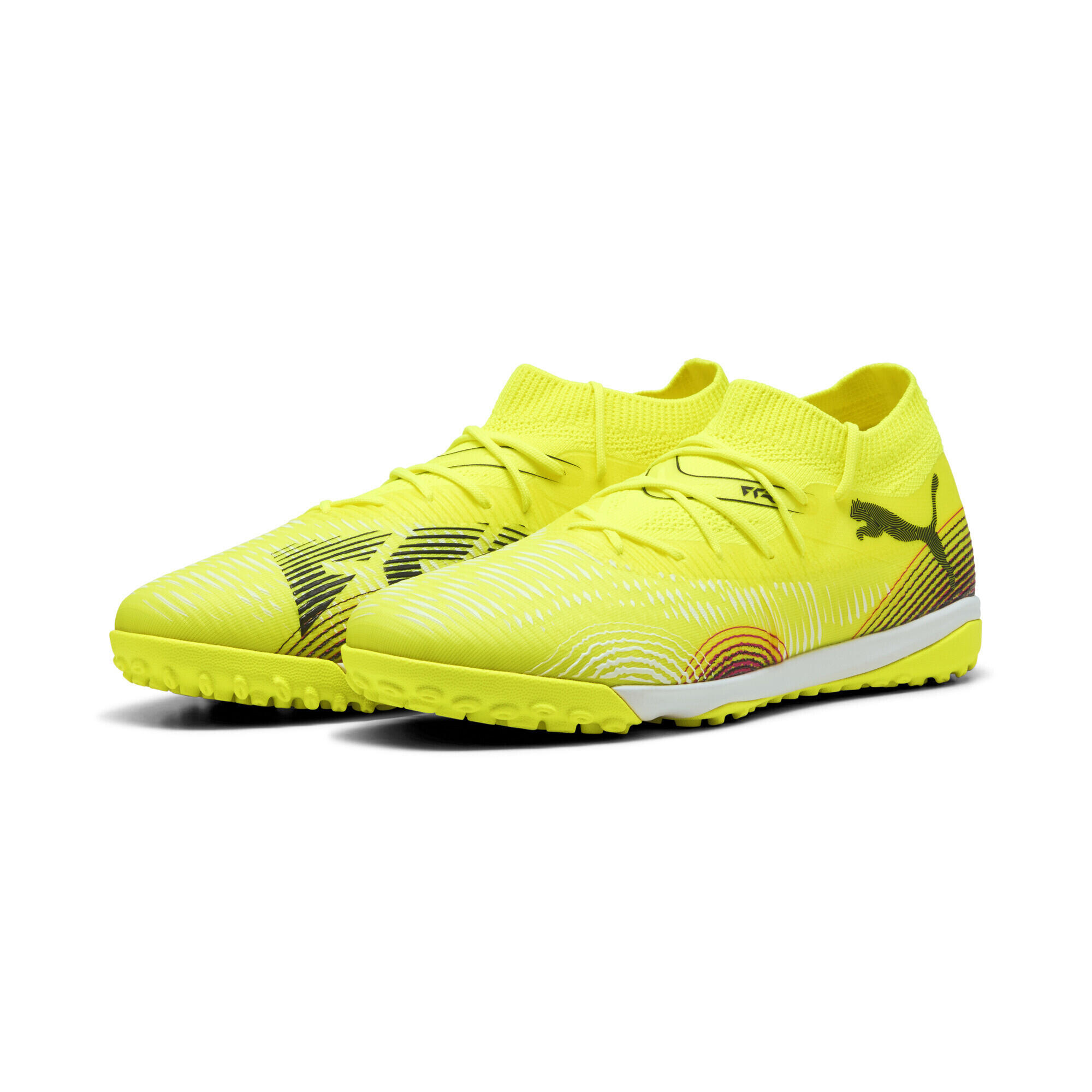 Puma - Chaussures De Football Future 8 Match Tt Unisexe Puma - Baskets - Jaune|noir|rose - 44 - Decathlon