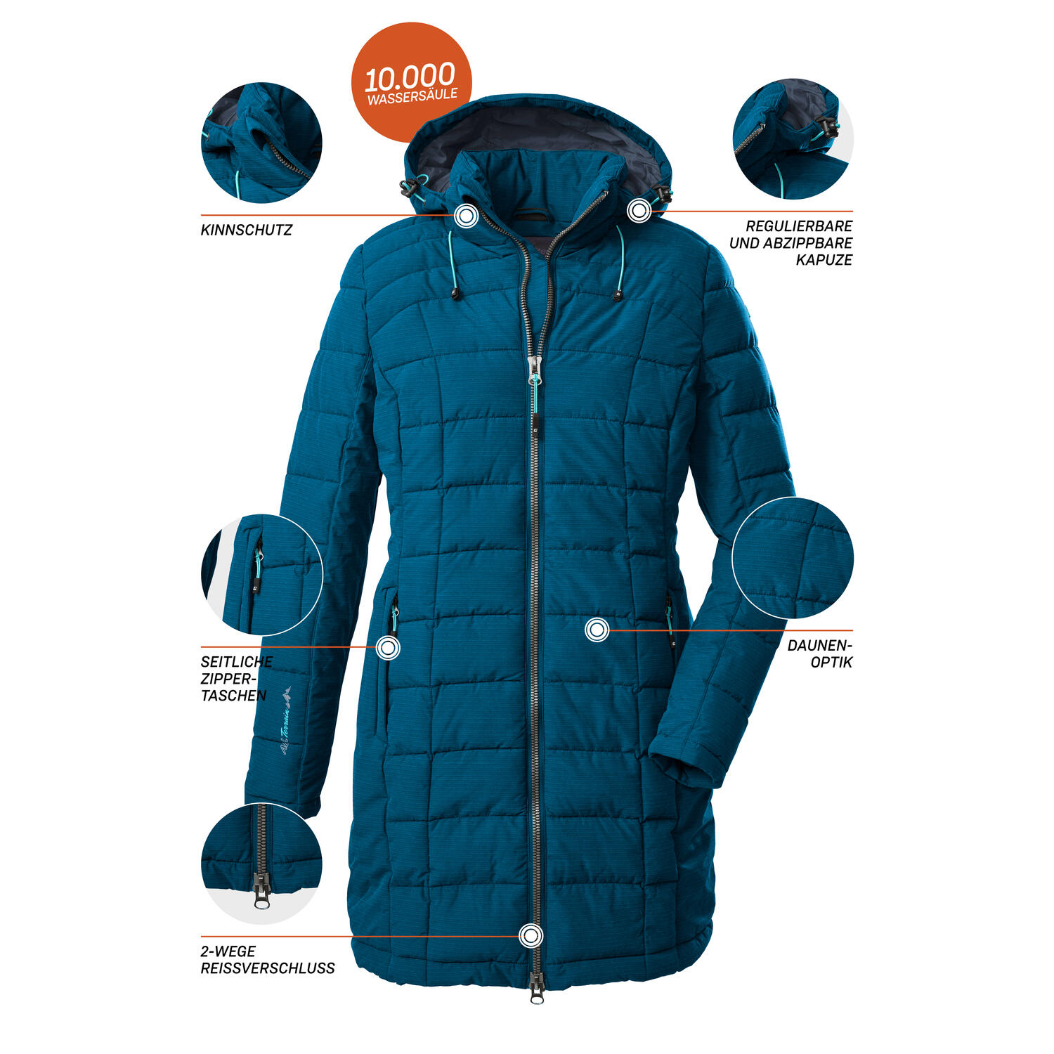 Damen Steppparka Skane 4/7