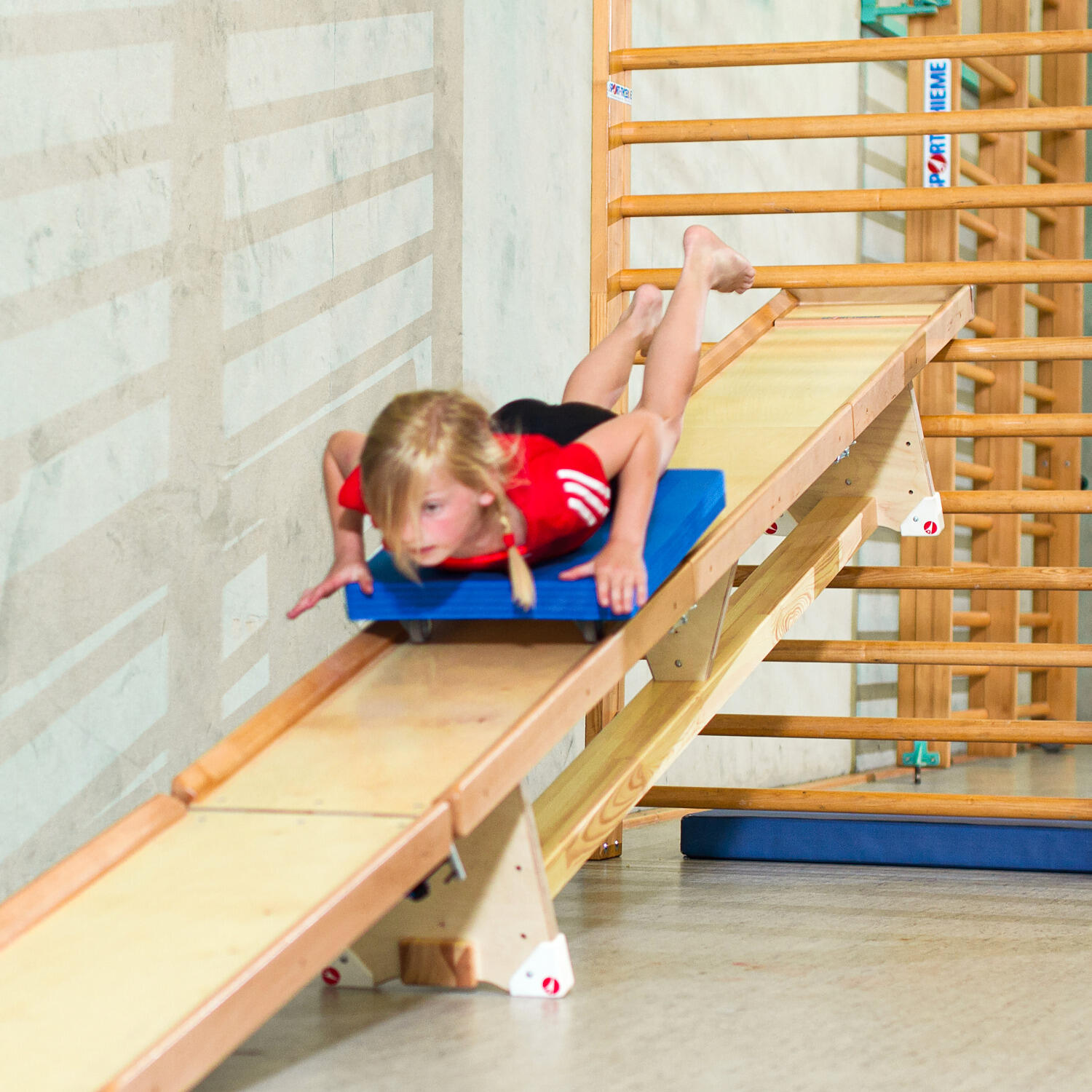 Rollbrettbahn-Set Flizzer Für Turnbank 3 m Kinderturnen Unisex Holz 5/6