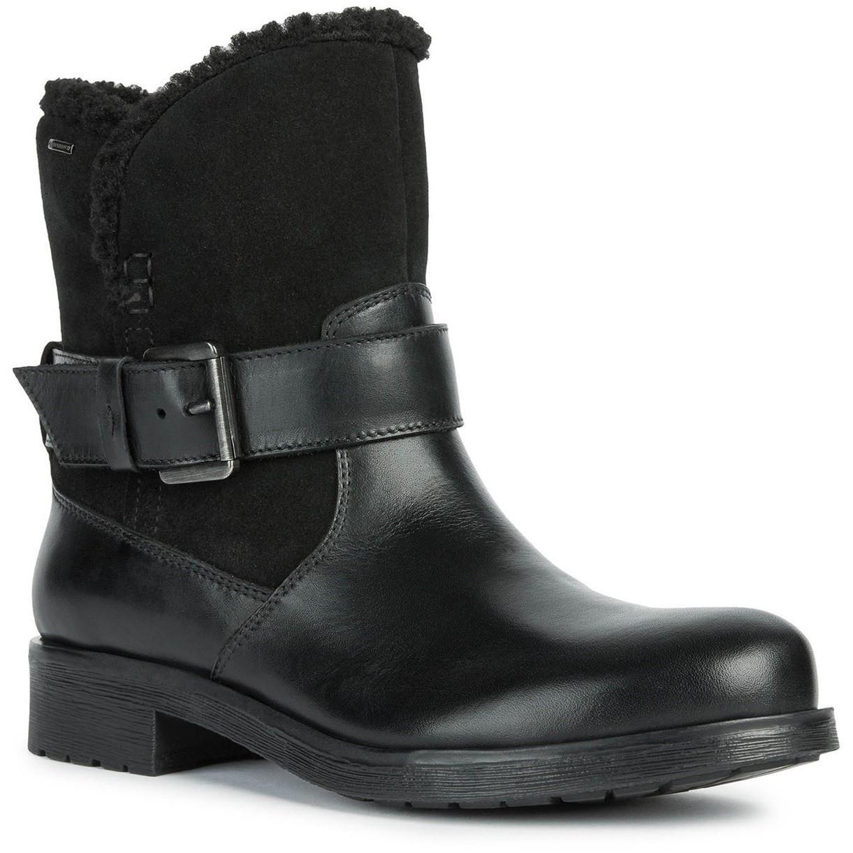 Geox Womens/Ladies Rawelle Nappa Leather Ankle Boots