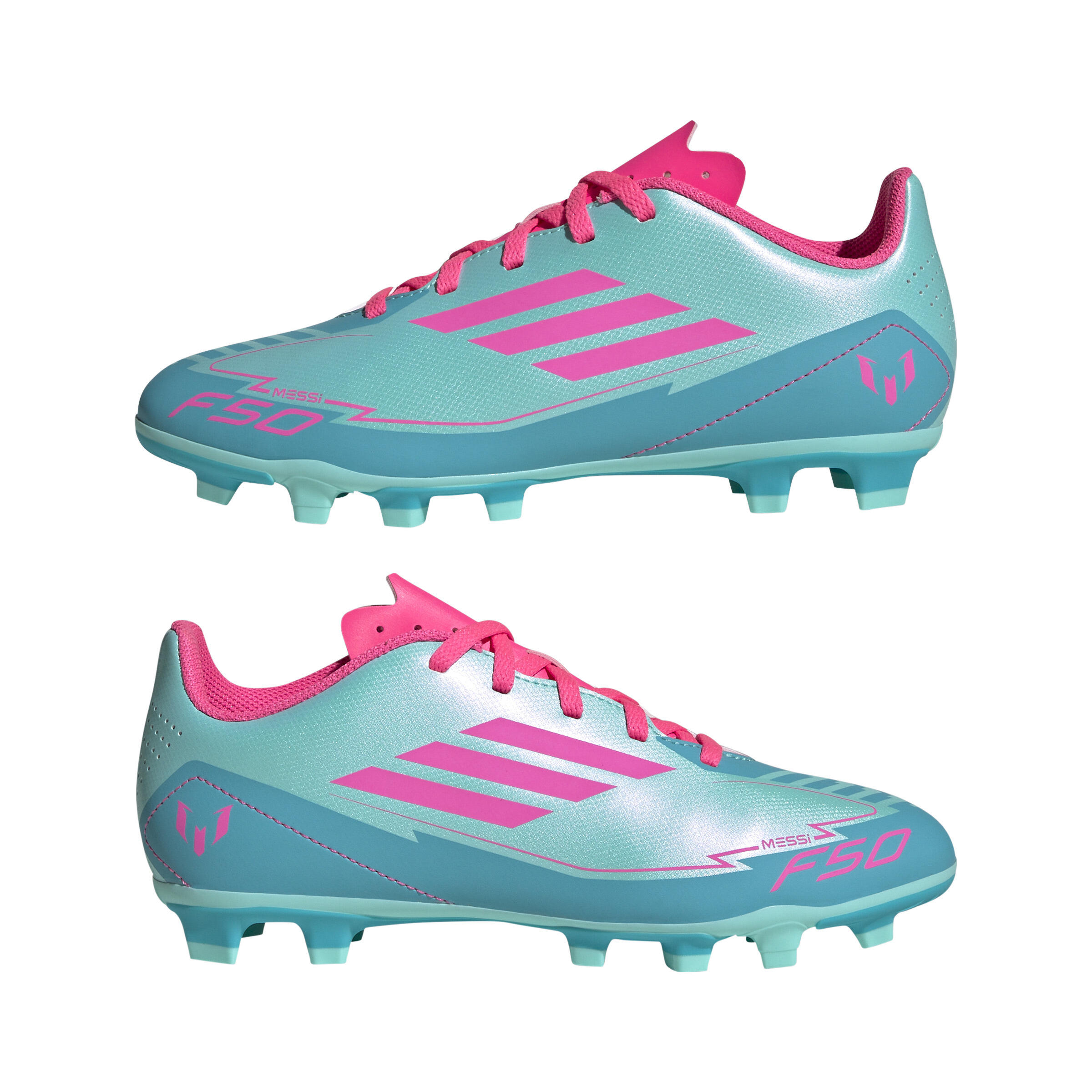 Kindervoetbalschoenen adidas F50 Club Messi FG/MG 3/7