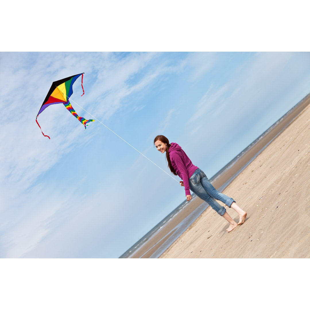 Papagaio para crianças HQ Simple Flyer 120 Rainbow 102145 Rainbow 120 x 75 cm 5/7