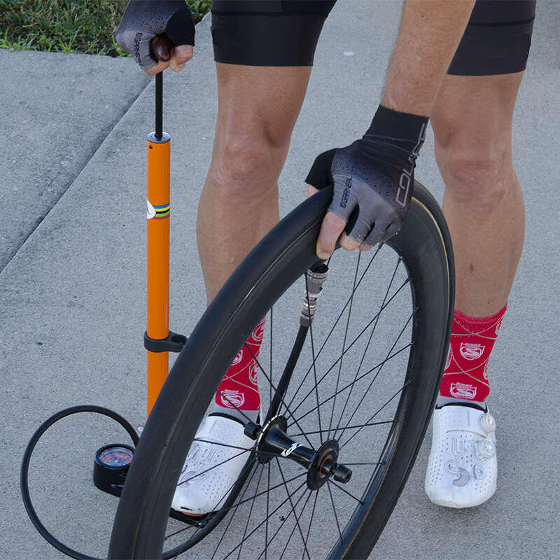 Pista" bicycle foot pump Silca 4/4