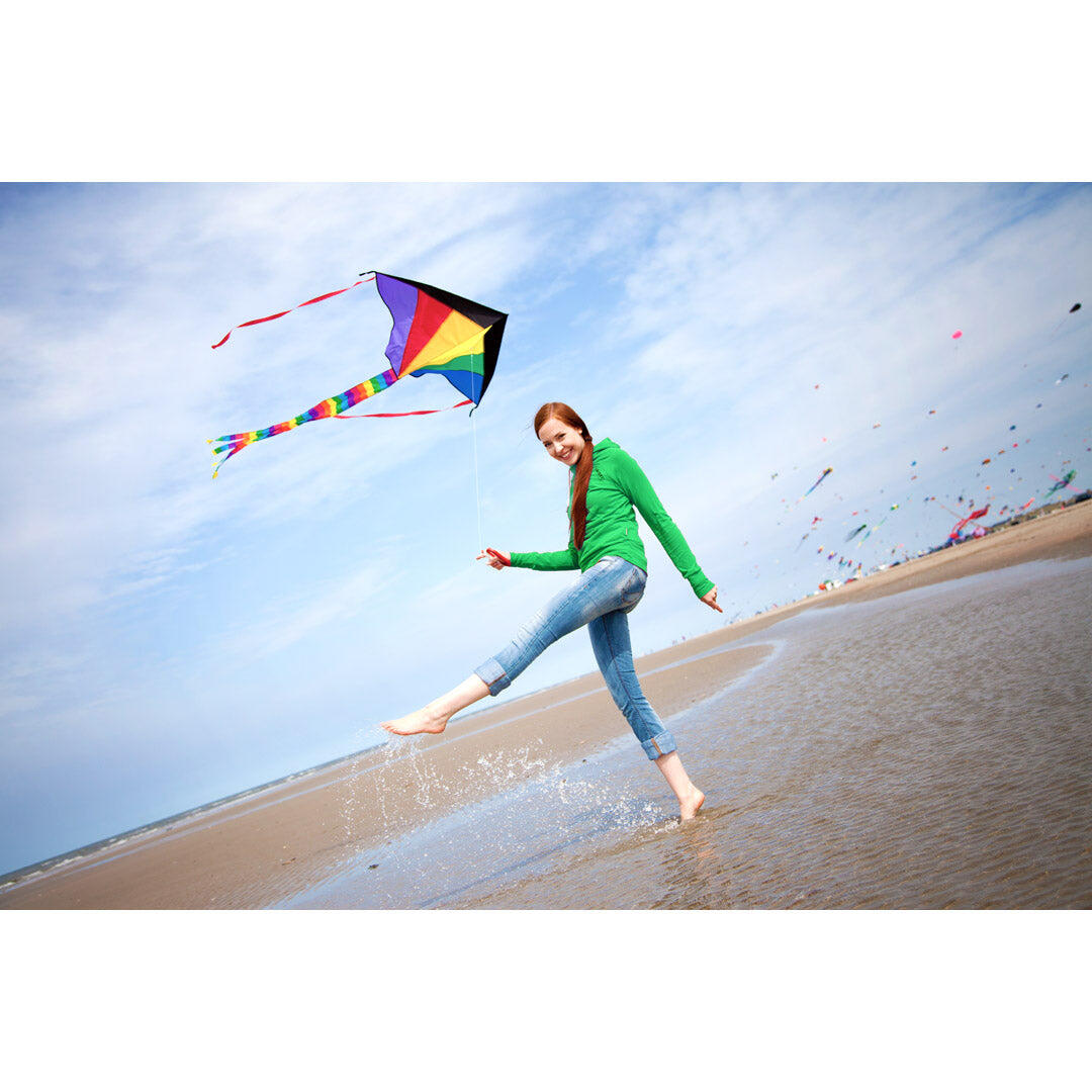 Papagaio para crianças HQ Simple Flyer 120 Rainbow 102145 Rainbow 120 x 75 cm 6/7