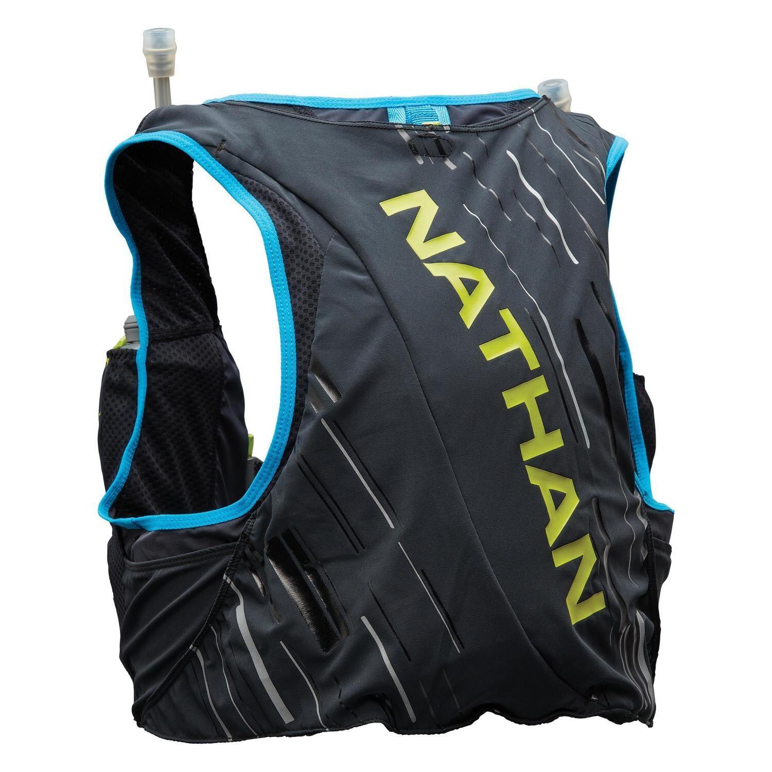 NATHAN Trinkweste - Pinnacle Series Vapor - 4l (Mit 2 Hydrapak Weichflächen) SCHWARZ