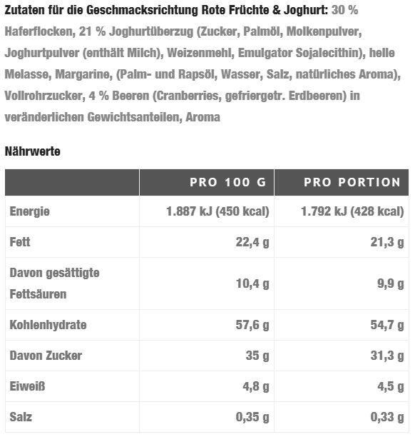 Barretta di farina d'avena 95g Oat King (confezione da 10) 2/3