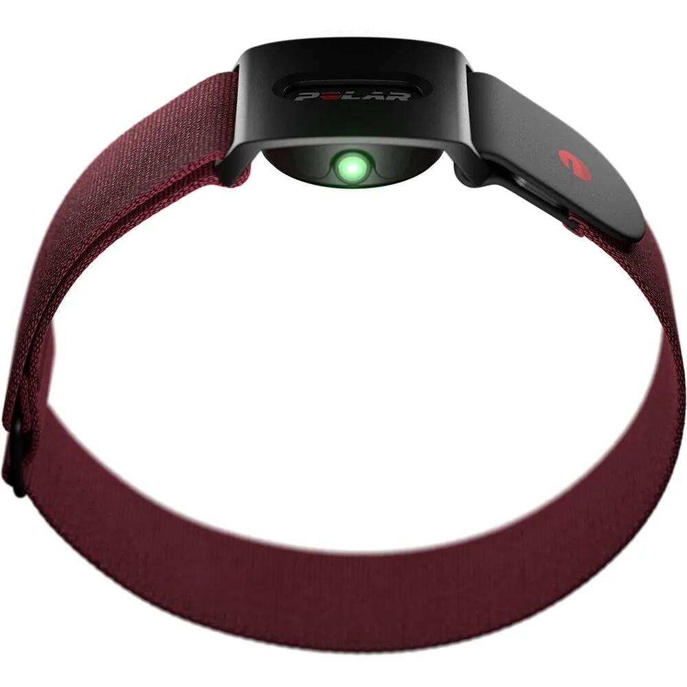 Sport Bluetooth Pulsometer Polar VERITY SENSE OHR Dark Red 3/5