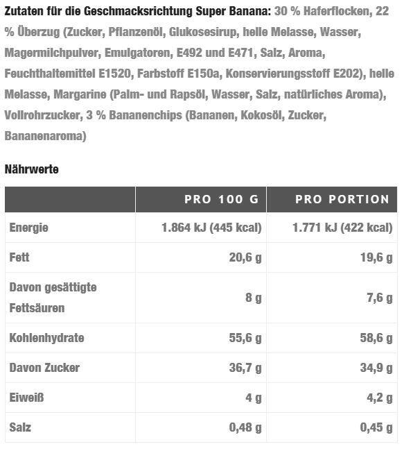 Barretta di farina d'avena 95g Oat King (confezione da 10) 2/3