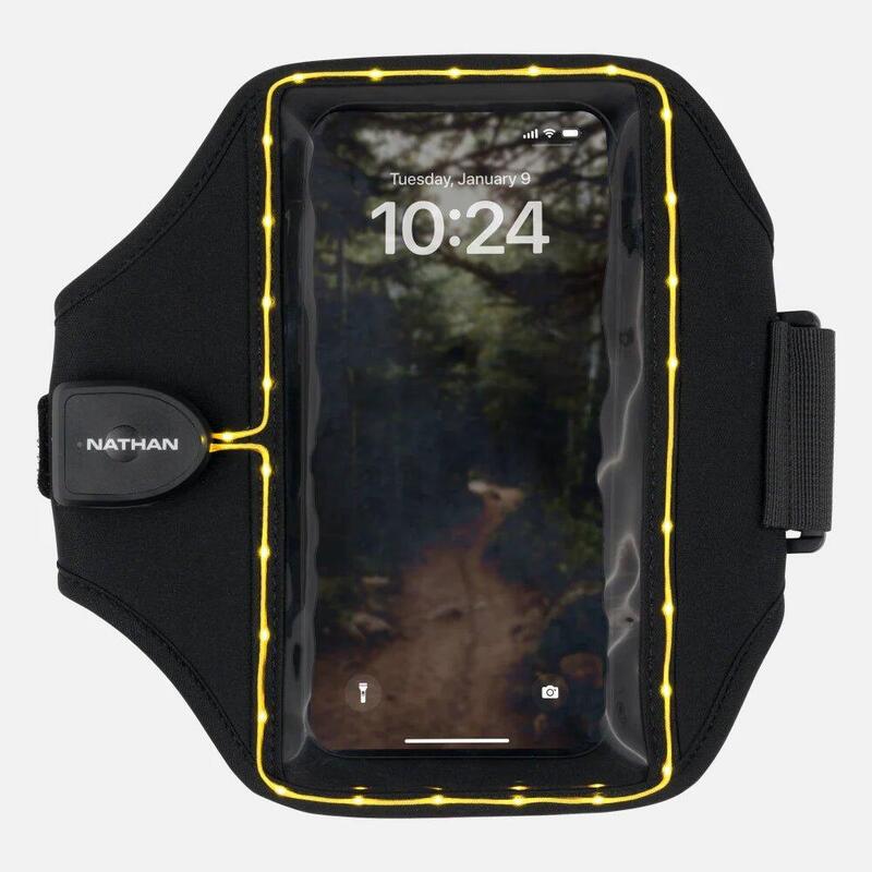 Brassard running pour téléphone "Laser Light 5K" Nathan