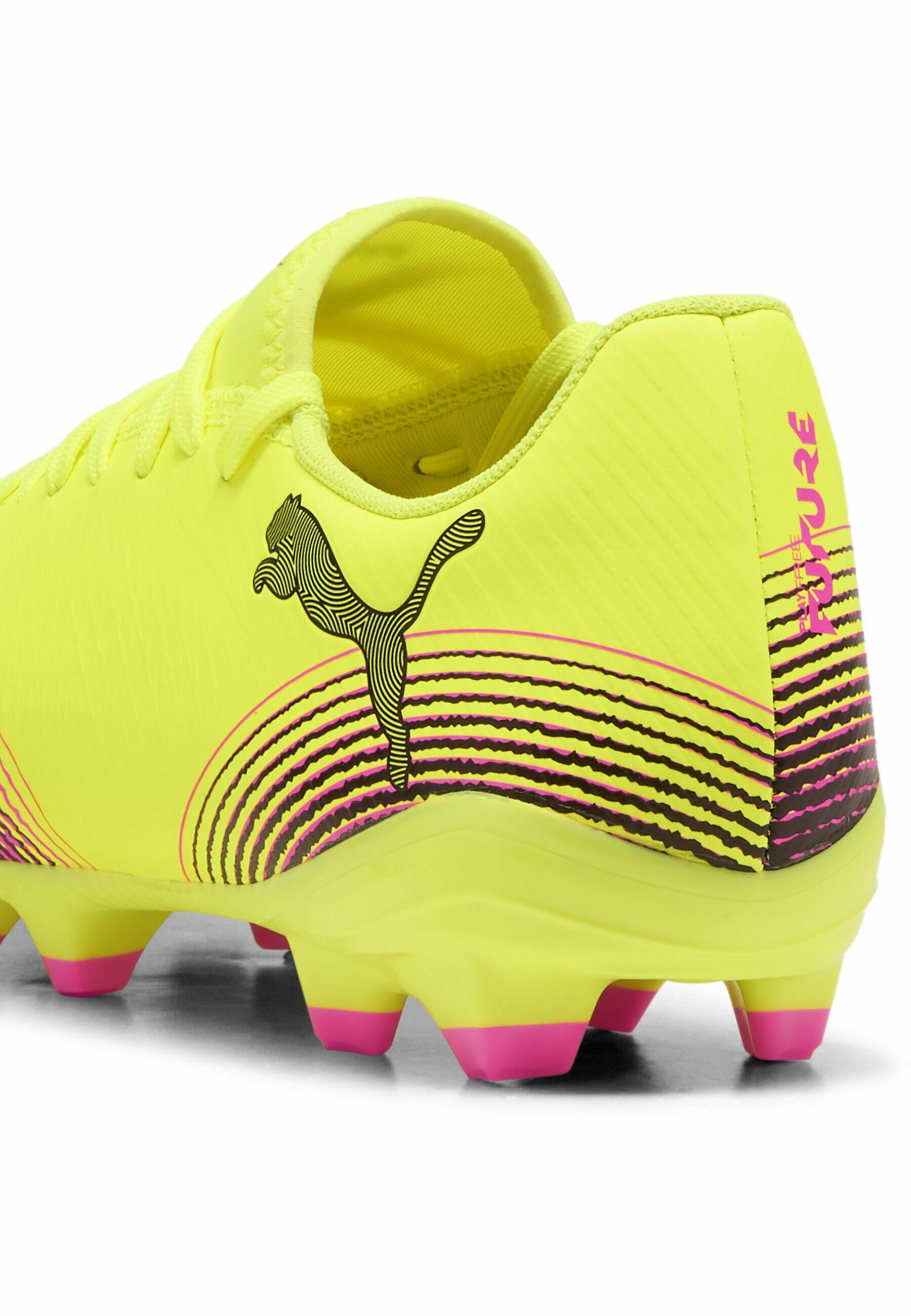 PUMA FUTURE 8 PLAY FG/AG Fußballschuhe Damen PUMA Yellow Alert Black Sun Struck Pink