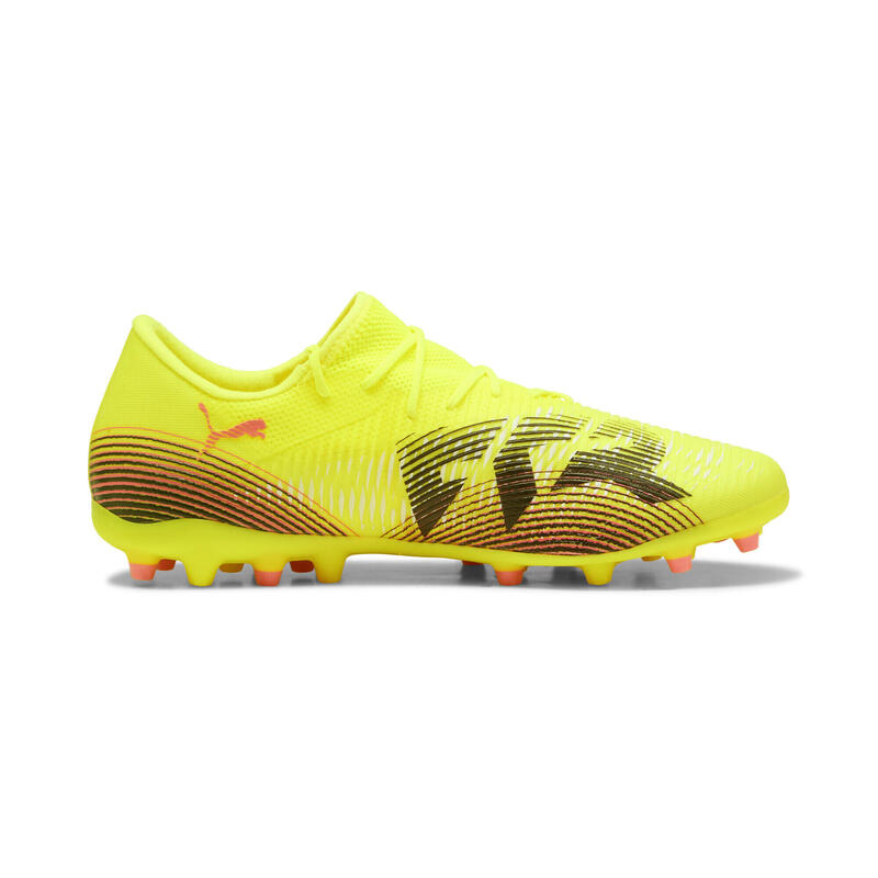 Buty piłkarskie FUTURE 8 MATCH MG niskie PUMA Yellow Alert Black Sun Struck Pink