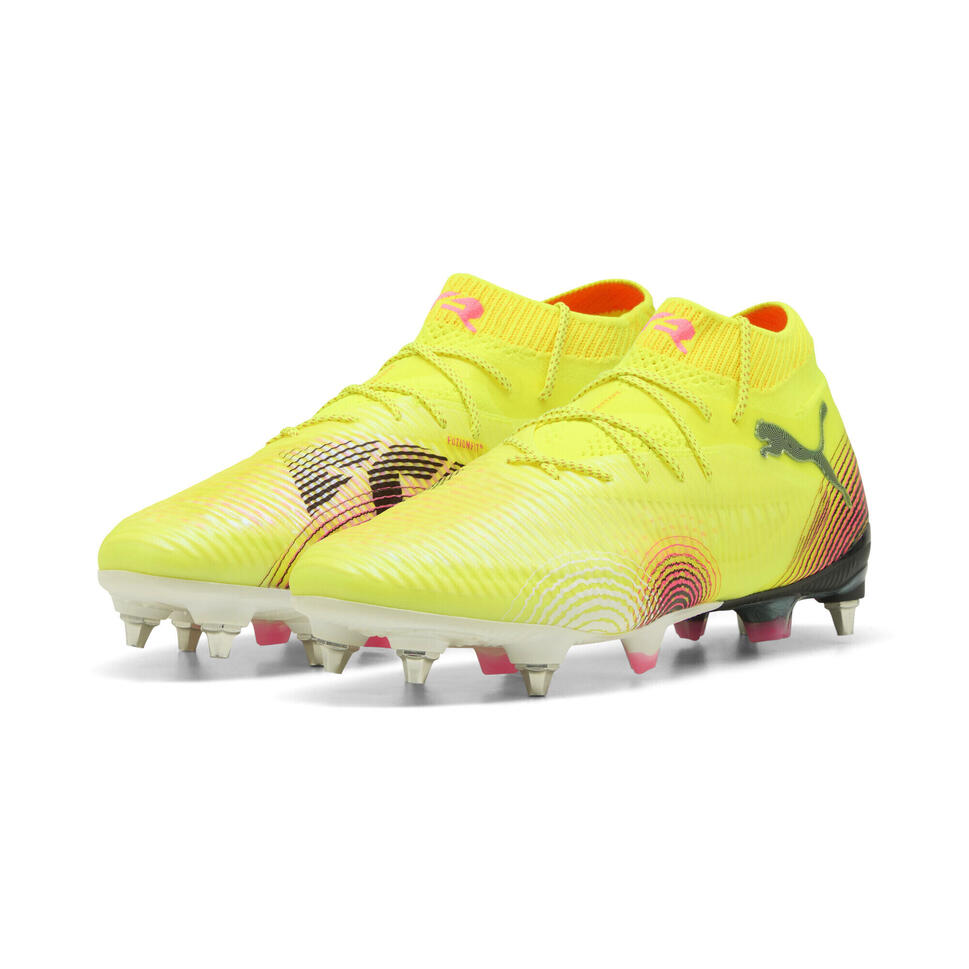 Buty piłkarskie FUTURE 8 ULTIMATE MxSG PUMA Yellow Alert Black Sun Struck Pink