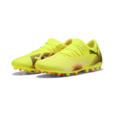 Botas de fútbol FUTURE 8 MATCH MG Low PUMA Yellow Alert Black Sun Struck Pink