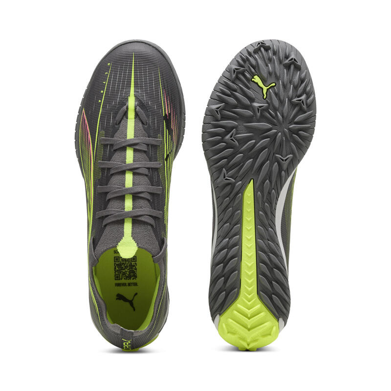 Buty piłkarskie FUTURE 5 MATCH TT PUMA Matte Aged Silver Yellow Alert Blue Gray