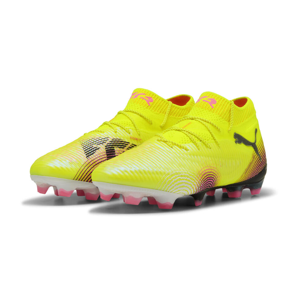 Buty piłkarskie FUTURE 8 ULTIMATE FG PUMA Yellow Alert Black Sun Struck Pink