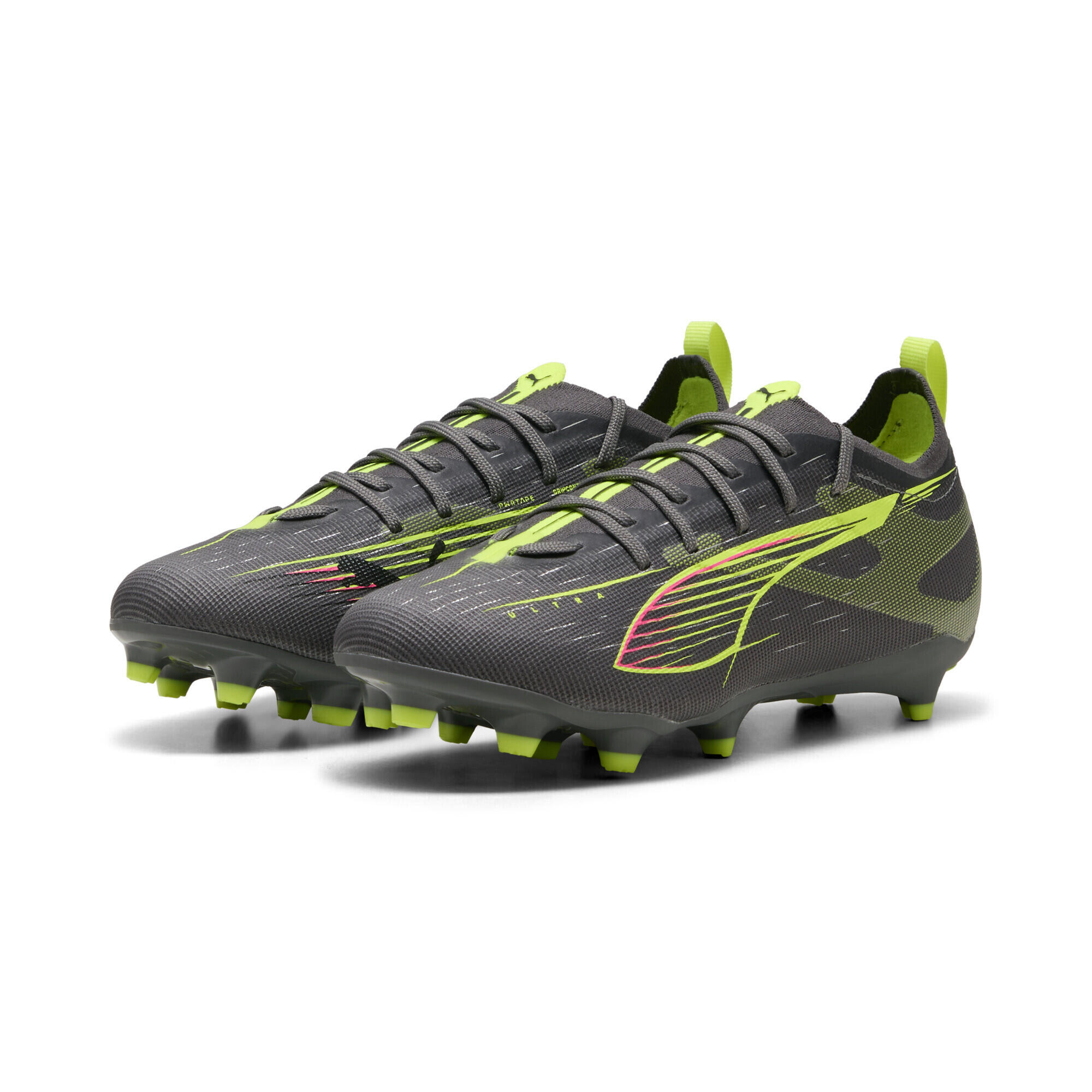Puma - Chaussures De Football Ultra 5 Pro Fg/ag Enfant Et Adolescent Puma - Chaussures De Football - Bleu|jaune|rose - Decathlon
