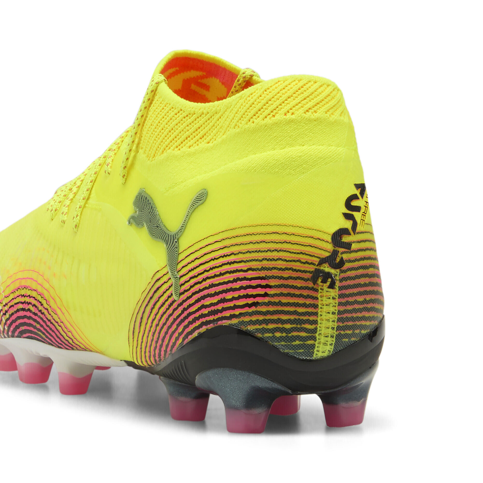 FUTURE 8 ULTIMATE AG Fußballschuhe Damen PUMA Yellow Alert Black Sun Struck Pink 2/7