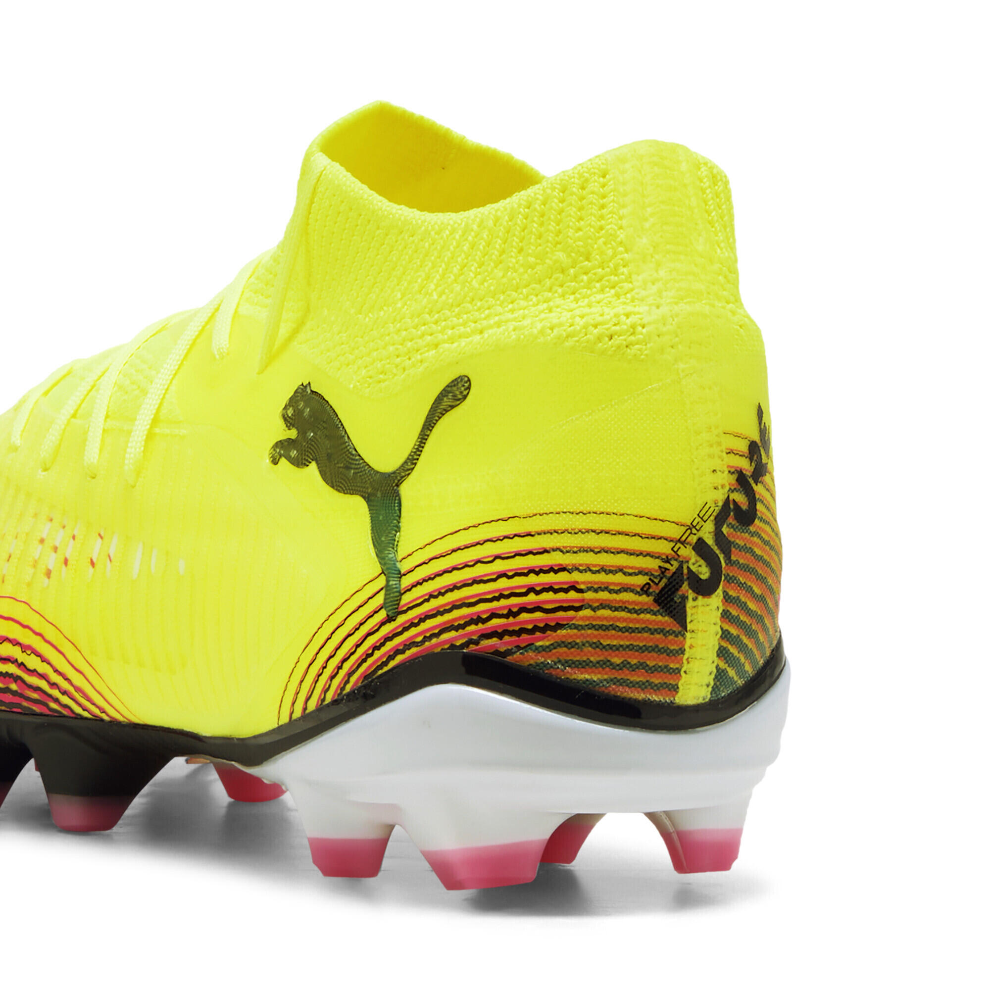 FUTURE 8 PRO FG/AG Fußballschuhe Damen PUMA Yellow Alert Black Sun Struck Pink 2/7