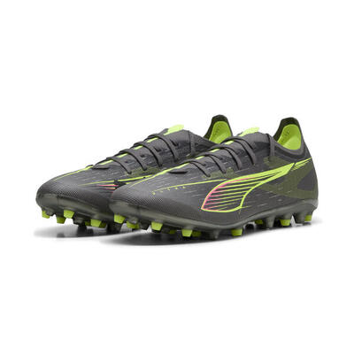 Botas de fútbol ULTRA 5 MATCH MG PUMA White Black Glowing Red