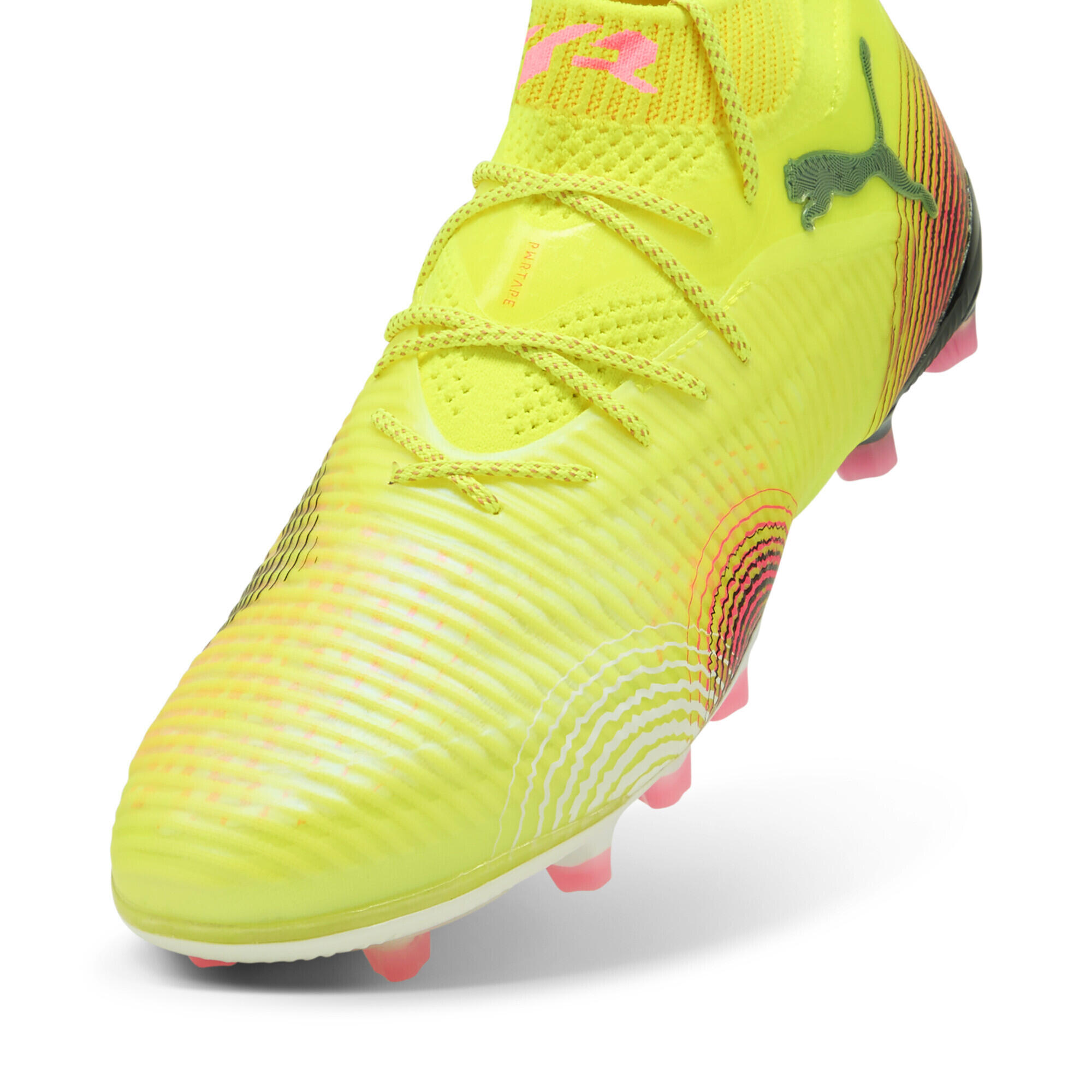 FUTURE 8 ULTIMATE AG Fußballschuhe Damen PUMA Yellow Alert Black Sun Struck Pink 6/7