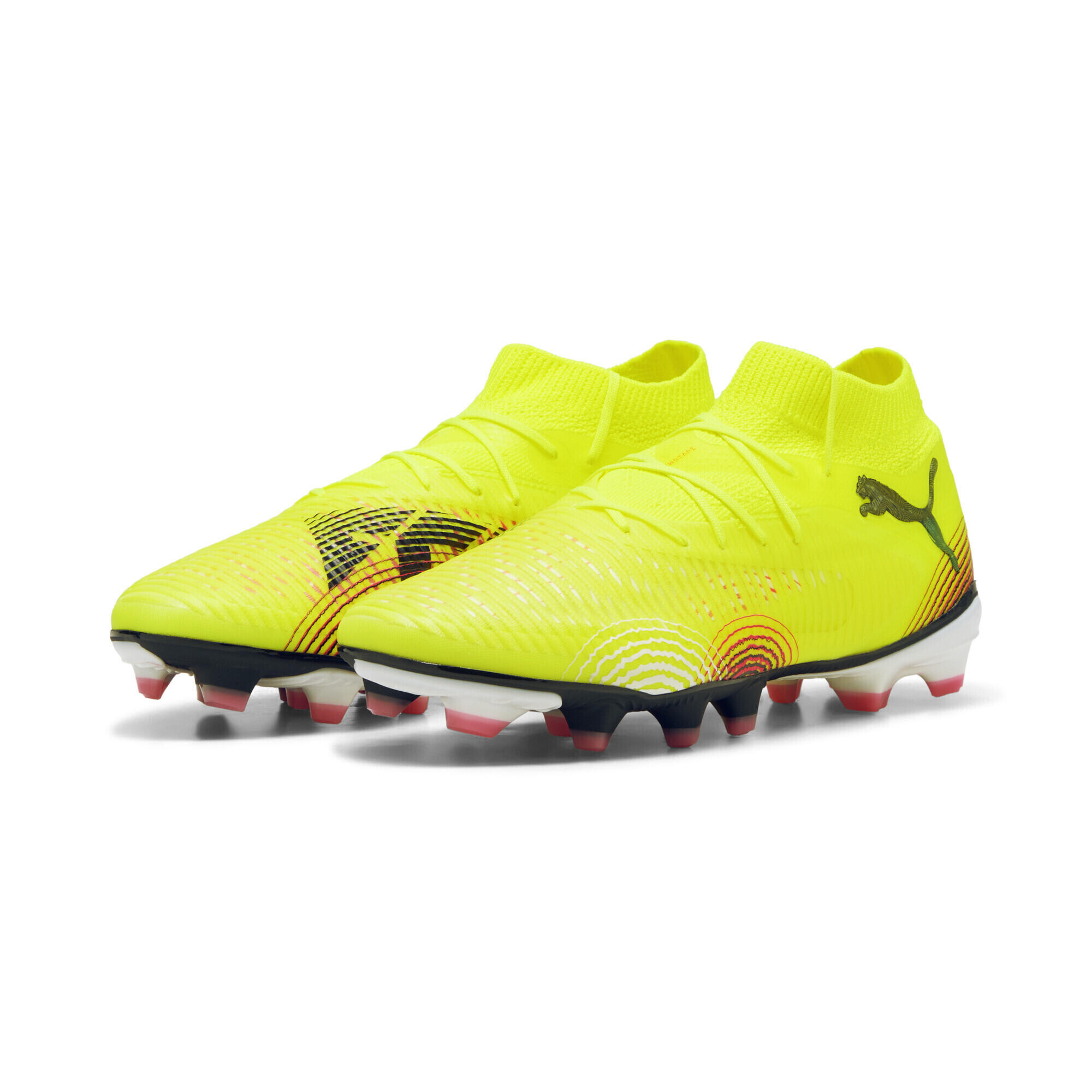 Puma - Chaussures De Football Future 8 Pro Fg/ag Femme Puma - Chaussures De Football - Jaune|noir|rose - Decathlon