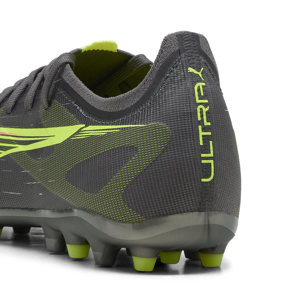 Buty piłkarskie ULTRA 5 MATCH MG PUMA Matte Aged Silver Yellow Alert Blue Gray