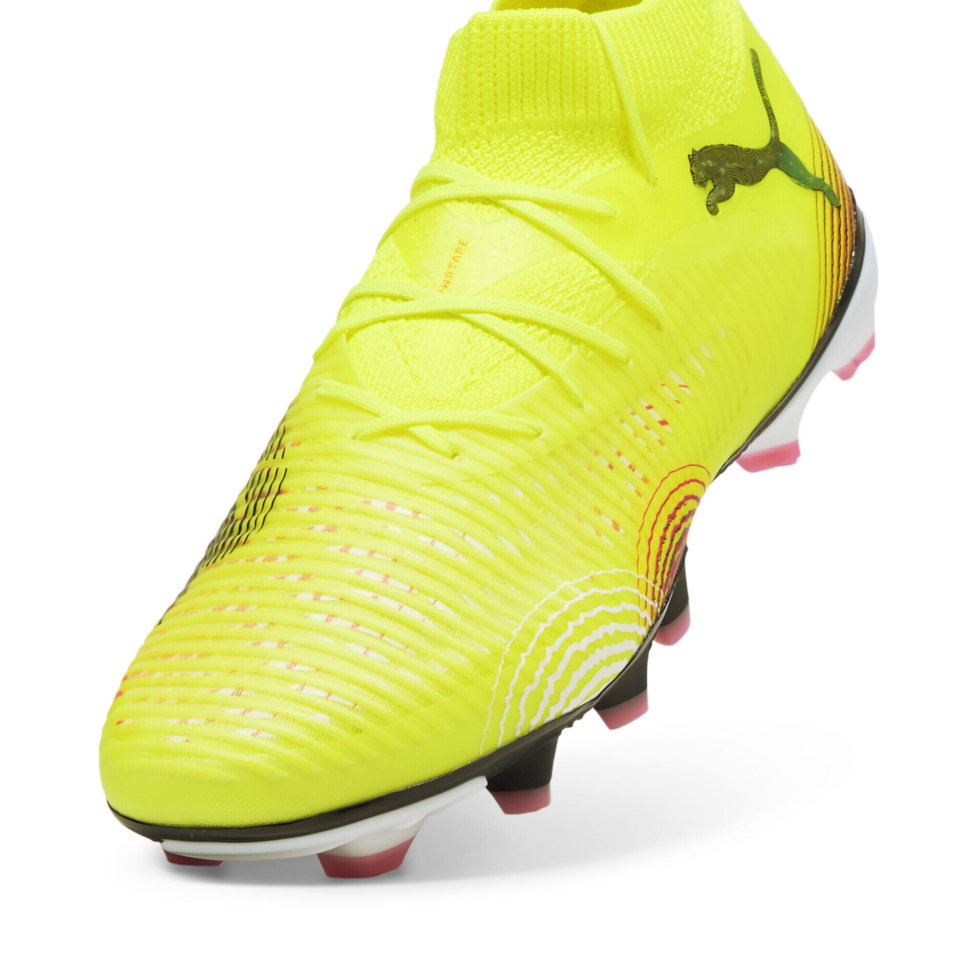 FUTURE 8 PRO FG/AG Fußballschuhe Damen PUMA Yellow Alert Black Sun Struck Pink 6/7