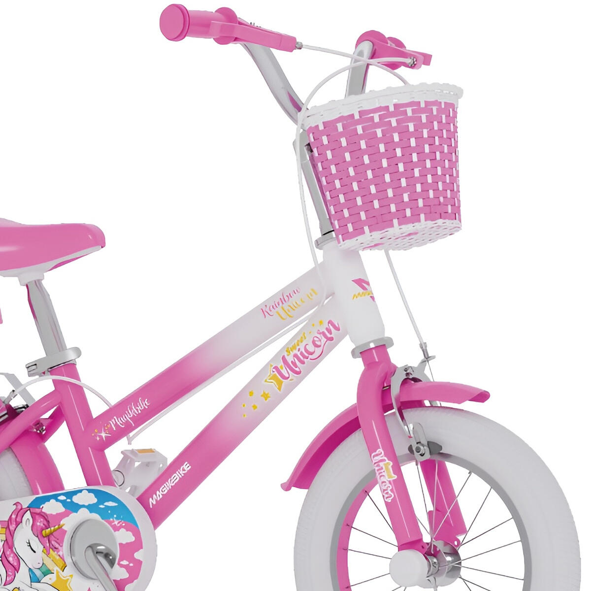 Bicicleta Niños 14 Pulgadas Magikbike Rainbow Unicorn 4-6 años 3/3