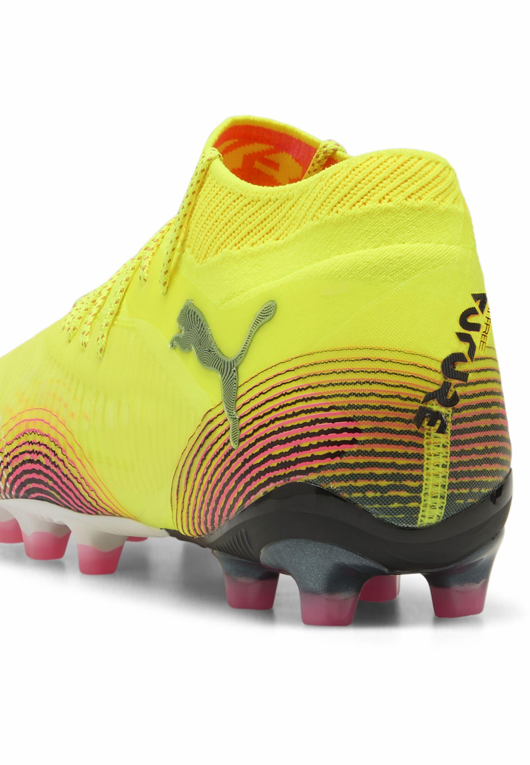 PUMA FUTURE 8 ULTIMATE AG Fußballschuhe Damen PUMA Yellow Alert Black Sun Struck Pink