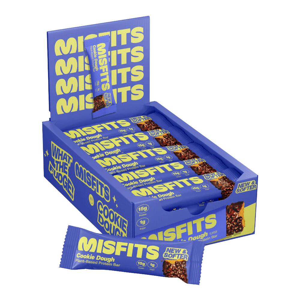MISFITS Barre Proteiche Vegane Misfits 45 g - confezione da 15.