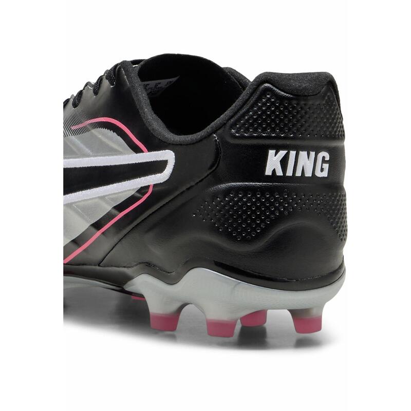 Buty piłkarskie KING Pro FG/AG PUMA Silver Black Sun Struck White Metallic Pink