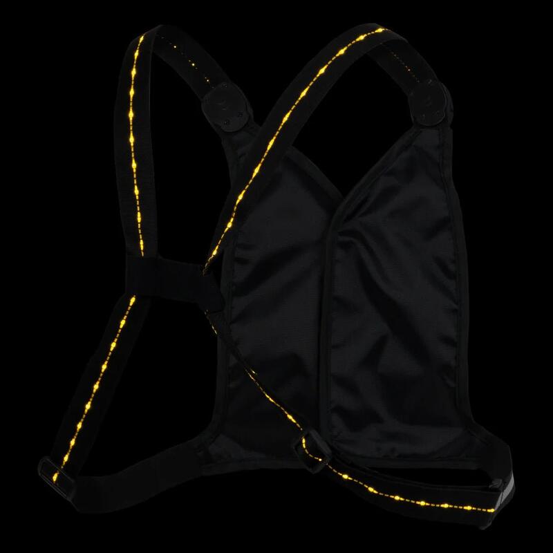 Gilet de running avec éclairage LED réfléchissant "Laser Light Web" Nathan